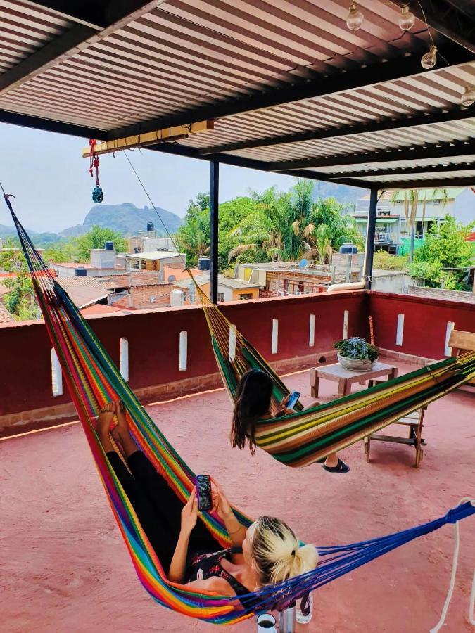 Mi Atardecer En Tepoz, Hostal テポストラン エクステリア 写真