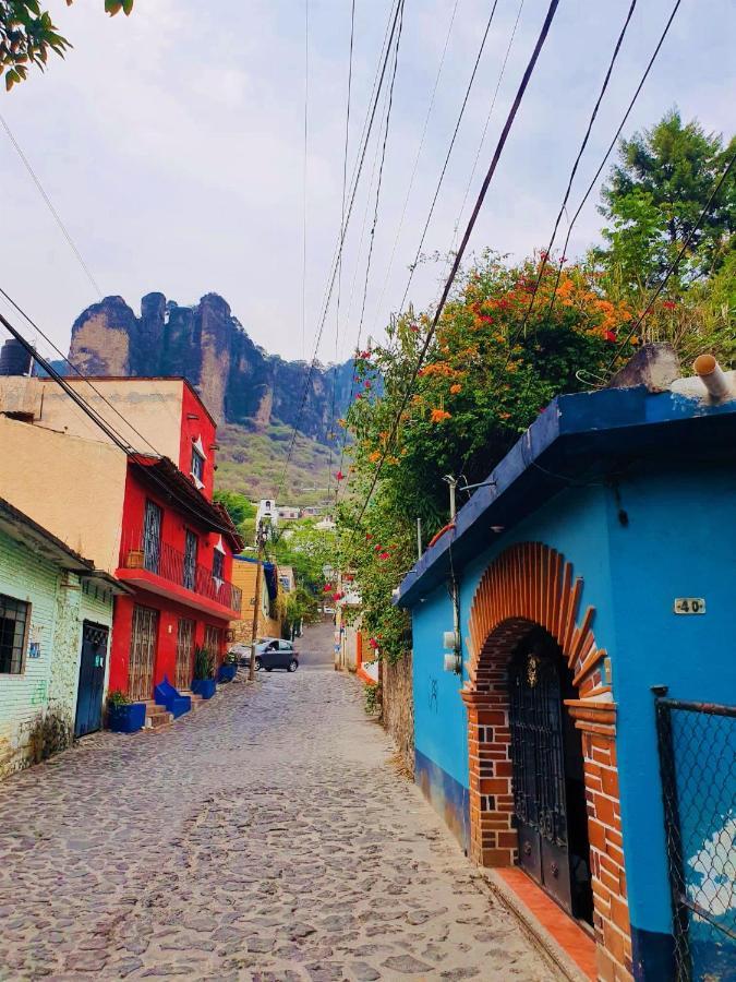 Mi Atardecer En Tepoz, Hostal テポストラン エクステリア 写真
