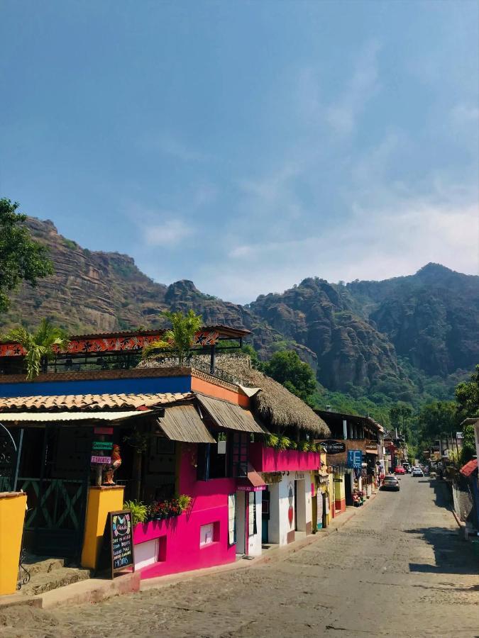 Mi Atardecer En Tepoz, Hostal テポストラン エクステリア 写真